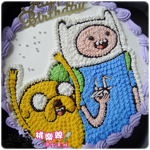 探險活寶造型蛋糕_107, Adventure Time cake_107
