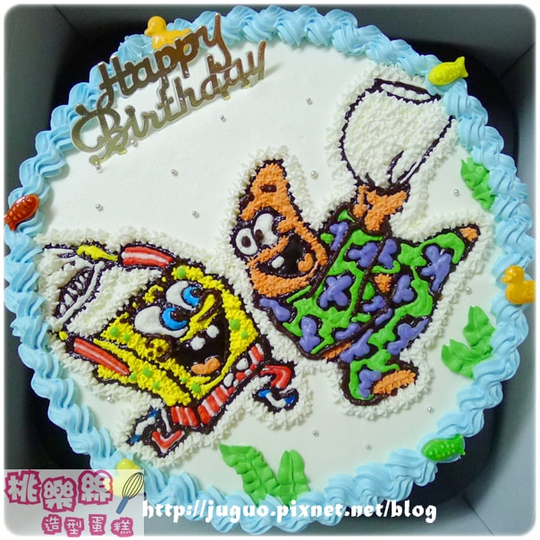 海綿寶寶造型蛋糕_106, Spongebob cake_106