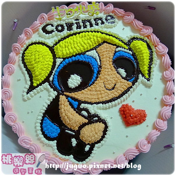 飛天小女警造型蛋糕_001, Powerpuff Girls cake_001