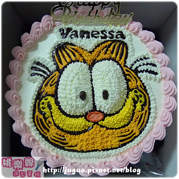 加菲貓造型蛋糕_S002, Garfield_S002