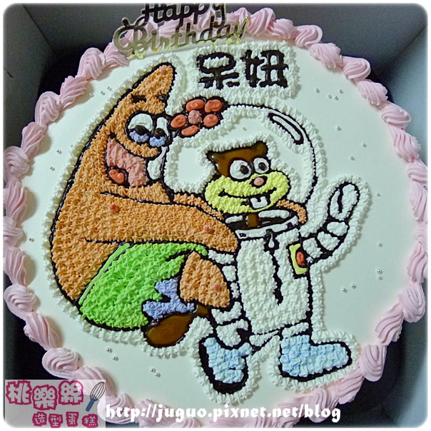 海綿寶寶造型蛋糕_107, Spongebob cake_107