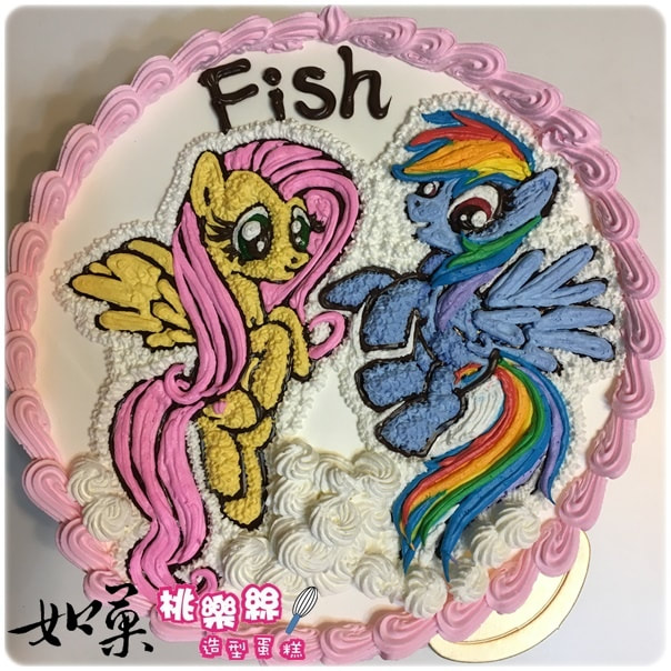 彩虹小馬造型蛋糕_K302, little pony cake_K302