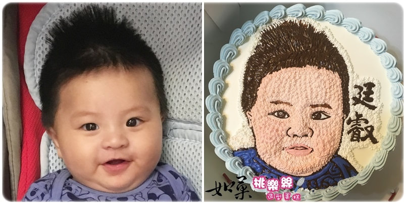 寶寶人像造型蛋糕_23, baby photo cake_23