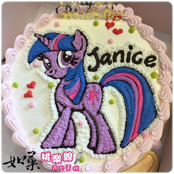 彩虹小馬造型蛋糕_110, little pony cake_110