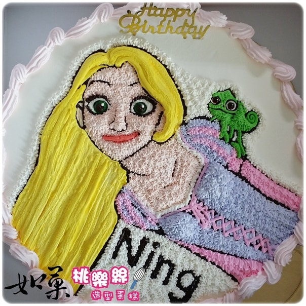 樂佩公主造型蛋糕_k167,Rapunzel cake_K167