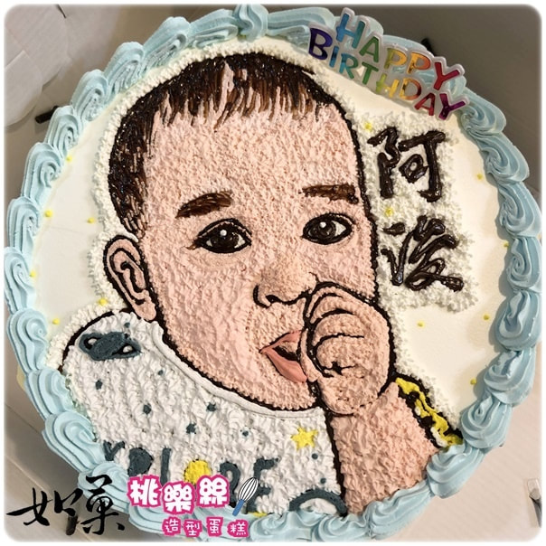 寶寶人像造型蛋糕_26, baby portrait cake_26