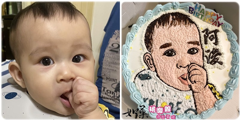 寶寶人像造型蛋糕_29, baby photo cake_29