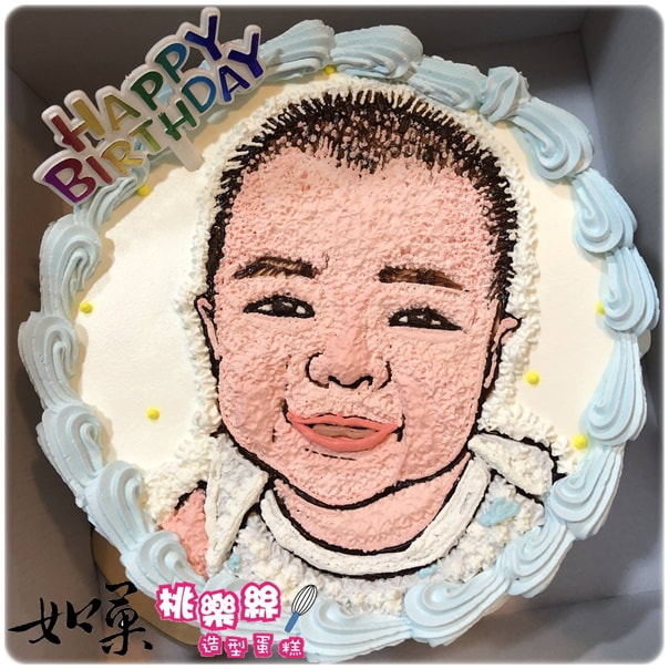 寶寶人像造型蛋糕_72, baby portrait cake_72