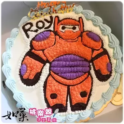杯麵 蛋糕,杯麵 造型 蛋糕,Big Hero 6 - 大英雄天團主題生日蛋糕,Baymax Cake,Disney Character Cake