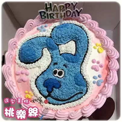 藍藍狗 蛋糕,藍色斑點狗 蛋糕,藍藍狗 造型 蛋糕,藍藍狗 生日 蛋糕,藍藍狗 卡通 蛋糕, Blues Clues Cake