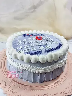 裝飾蛋糕,日曆蛋糕,日期蛋糕,便當盒蛋糕,韓系蛋糕,造型蛋糕,韓式蛋糕,刻字蛋糕,文字蛋糕,蛋糕裝飾, Calendar Cake