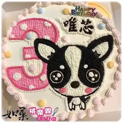 狗寶寶蛋糕,生肖蛋糕,生肖寶寶蛋糕,生肖狗蛋糕, Dog baby Cake, Chinese Zodiac Cake, Dog Chinese Zodiac Cake
