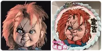 鬼娃 恰吉 蛋糕,恰吉 蛋糕,Chucky 蛋糕 - 鬼娃恰吉主題生日蛋糕,Chucky Cake,Chucky Birthday Cake
