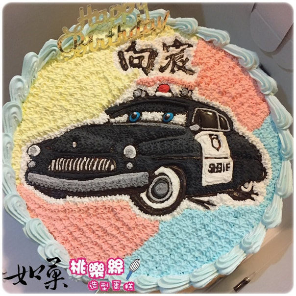 汽車總動員造型蛋糕_107, Disney Cars Cake_107