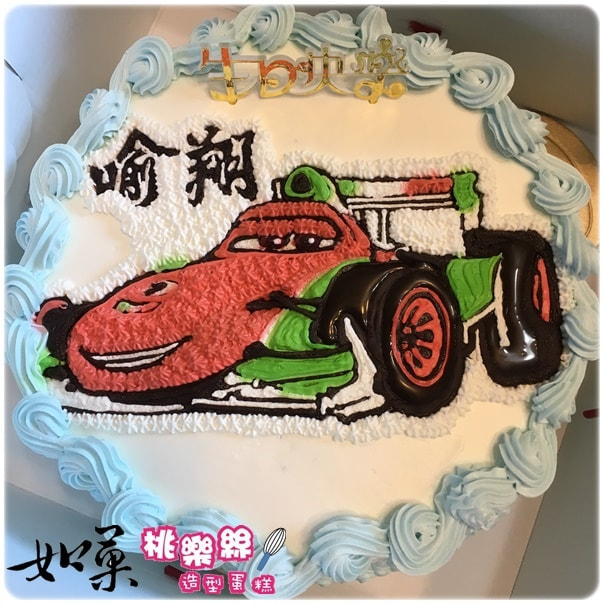 汽車總動員造型蛋糕_111, Disney Cars Cake_111