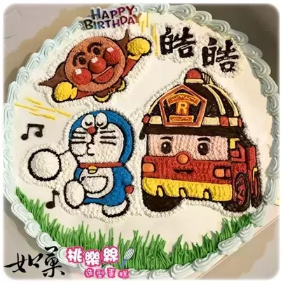 哆啦a夢蛋糕,麵包超人 蛋糕,羅伊 蛋糕,小叮噹 蛋糕,哆啦a夢 生日 蛋糕,小叮噹 生日 蛋糕,哆啦a夢 造型 蛋糕,Doraemon Cake,Doraemon Birthday Cake,Anpanman Cake,Roy Cake
