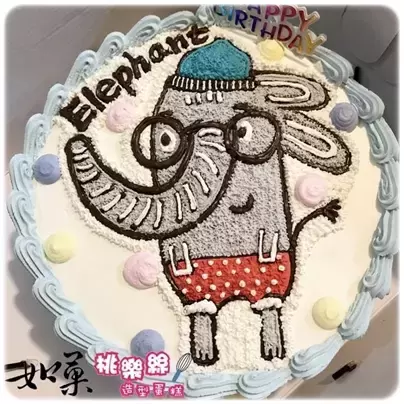 大象蛋糕,大象造型蛋糕,大象生日蛋糕,大象卡通蛋糕, Elephant Cake, Elephant Birthday Cake