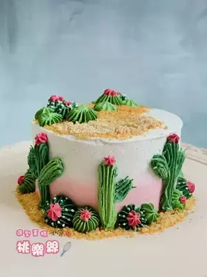 仙人掌 蛋糕,花蛋糕,花 蛋糕,花朵 蛋糕,造型 蛋糕,蛋糕 造型,裝飾 蛋糕,蛋糕 裝飾,裱花 蛋糕,韓國 蛋糕,韓式 蛋糕,韓式 裱花 蛋糕,奶油 蛋糕, Cactus Cake, Flower Cake, Korean Cake, Decoration Cake