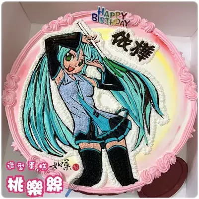 初音未來蛋糕,初音未來 蛋糕,初音未來 生日蛋糕,初音未來 造型蛋糕,動漫蛋糕,動漫 蛋糕, Miku Cake, Hatsune Miku Cake, Anime Cake