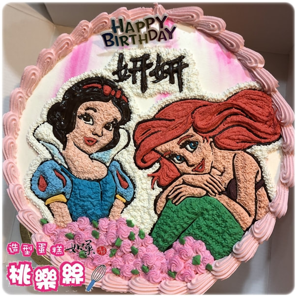 迪士尼公主造型蛋糕_k385,disney princess cake_K385