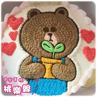 熊大 蛋糕,布朗熊 蛋糕,熊大 造型 蛋糕,布朗熊 造型 蛋糕,熊大 生日 蛋糕,布朗熊 生日 蛋糕,熊大 卡通 蛋糕, Line Brown Cake, Brown Bear Cake, Line Friends Cake