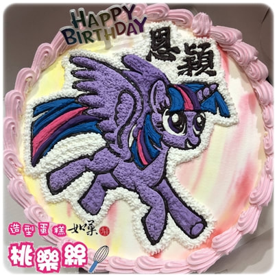 彩虹小馬造型蛋糕_115, little pony cake_115