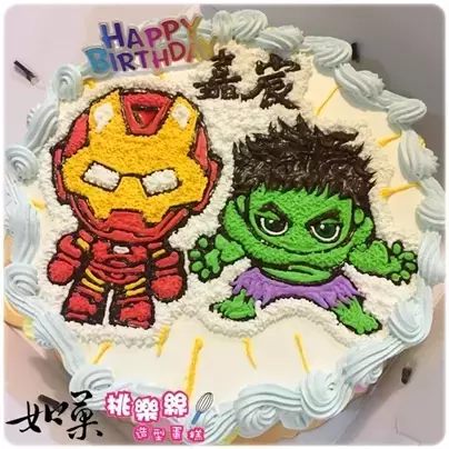漫威蛋糕,漫威造型蛋糕,漫威英雄蛋糕,超級英雄蛋糕,鋼鐵人蛋糕,浩克蛋糕, Marvel Cake, Iron Man Cake, Hulk Cake, Superhero Cake