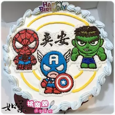 漫威蛋糕,漫威造型蛋糕,漫威英雄蛋糕,超級英雄蛋糕,美國隊長蛋糕,蜘蛛人蛋糕,浩克蛋糕, Marvel Cake, Captain America Cake, Spider Man Cake, Hulk Cake, Marvel Cake, Superhero Cake