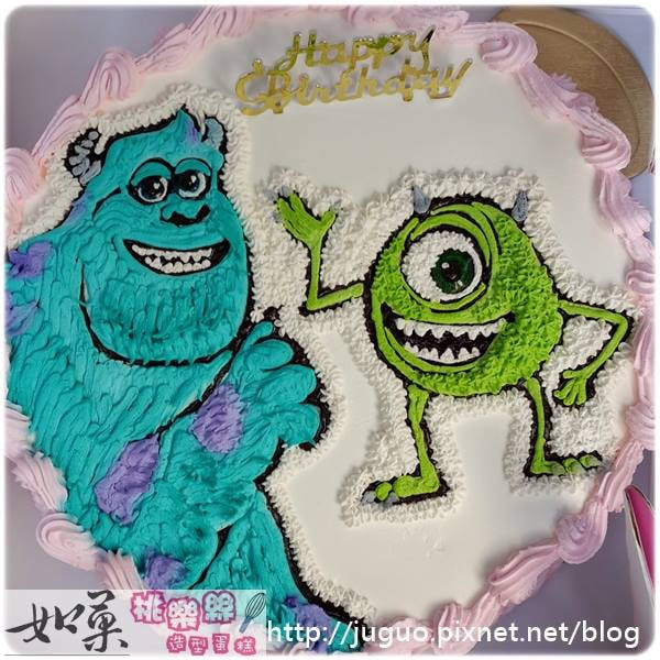 怪獸電力公司造型蛋糕_K104, Monsters Cake_K104