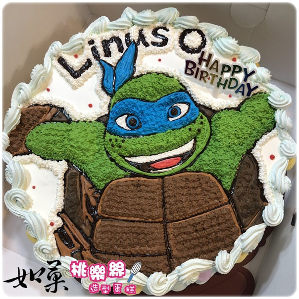 忍者龜造型蛋糕_003, Ninja Turtles Cake_003