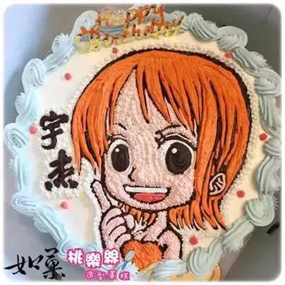 娜美 蛋糕,海賊王 蛋糕,娜美 造型 蛋糕,娜美 生日 蛋糕,娜美 卡通 蛋糕,動漫 蛋糕,動漫 造型 蛋糕, Nami Cake, One Piece Cake, Anime Cake