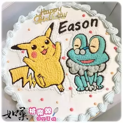 皮卡丘蛋糕,呱呱泡蛙蛋糕,寶可夢蛋糕,皮卡丘造型蛋糕,呱呱泡蛙造型蛋糕,寶可夢造型蛋糕,皮卡丘卡通蛋糕,呱呱泡蛙卡通蛋糕,寶可夢卡通蛋糕, Pikachu Cake, Froakie  Cake, Pokemon Cake, Pokémon Cake