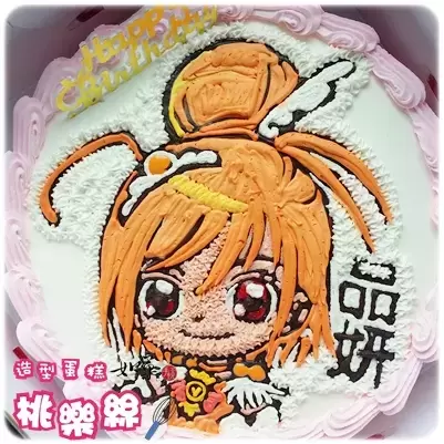 光之美少女 蛋糕,光之美少女 生日 蛋糕,光之美少女 造型 蛋糕,動漫 蛋糕,動漫 造型 蛋糕, Pretty Cure Cake, Anime Cake