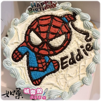 蜘蛛人蛋糕,漫威蛋糕,超級英雄蛋糕, Spider Man Cake, Marvel Cake, Superhero cake