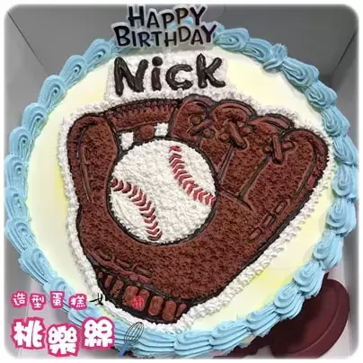 棒球蛋糕,棒球造型蛋糕,棒球生日蛋糕,棒球造型生日蛋糕, Baseball Cake, Baseball Birthday Cake, Sports Cake, Sports Birthday Cake