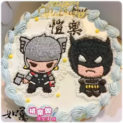 雷神索爾蛋糕,雷神索爾造型蛋糕,蝙蝠俠蛋糕,蝙蝠俠造型蛋糕,超級英雄蛋糕, Thor Cake, Batman Cake, Marvel Cake, Superhero cake