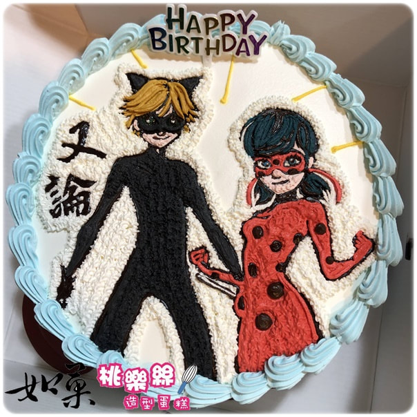 瓢蟲少女造型蛋糕_201, Miraculous Ladybug cake_201